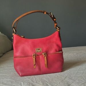 Dooney & Bourke Pink Leather Shoulder Bag